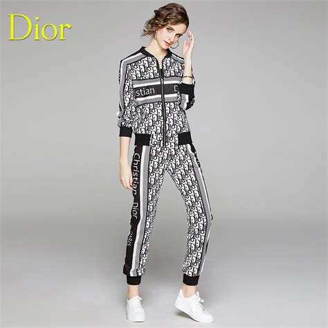 dior white suit women|christian Dior tracksuit for women.